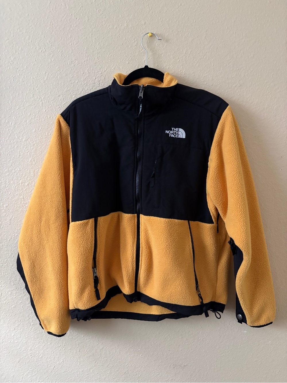 The North Face Black & Mustard Fleece Jacket